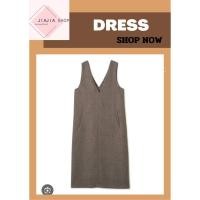 ราคา ชุดเดรสคอวี คล้ายผ้าลินิน U มือสองงานคัด สภาพใหม่ (41712235880)