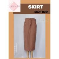 ราคา กระโปรงทรงแคบผูกเชือก GRL มือสองงานคัด สภาพใหม่ (28033981794)