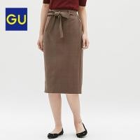 ราคา กระโปรงลายสก็อตทรงเอ GU ไม่มีสายเข็มขัด (7934987828)