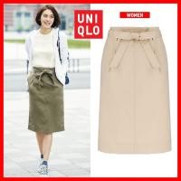 ราคา กระโปรงเอวสูงทรงตรงมีเข็มขัด Uniqlo มือสองงานคัด สภาพใหม่ (6134735382)