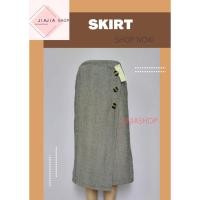 ราคา กระโปรงทรงเอ สายเอี๊ยม Lunacion ป้ายห้อย มือสองงานคัด สภาพใหม่ (20680739429)