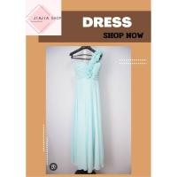 ราคา ชุดเดรสราตรี ออกงาน 88452265 มือสองงานคัด สภาพใหม่ (40454156746)
