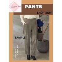 ราคา กางเกงขายาวลายสก็อต comfort basic มือสองงานคัด สภาพใหม่ (25470428347)