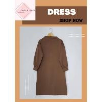 ราคา ชุดเดรสผ้าสเวตเข้ารูป ผ่าข้าง AO 1741 มือสองงานคัด สภาพใหม่ (27829963974)