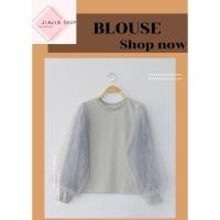 ราคา เสื้อยืดแขนยาว ลูกไม้ออแกนซ่า continuer de nice claup มือสองงานคัด สภาพใหม่ (51107732657)