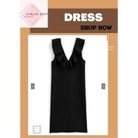 ราคา ชุดเดรสแขนกุด คอวีระบาย ผ่าหลัง RagOut มือสองงานคัด สภาพใหม่ (40370336316)