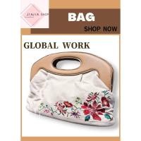 ราคา กระเป๋าสะพายงานปักดอกไม้ 2WAY GLOBALWORK มือสองงานคัดญี่ปุ่น สภาพใหม่ (28619343529)