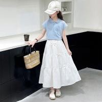 ราคา ชุดกระโปรงและเสื้อยืดแขนสั้นสำหรับเด็กผู้หญิง สไตล์แฟชั่น (50308001538)