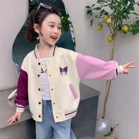 ราคา เด็กผู้หญิงฤดูใบไม้ร่วง คุโรมิ ชุดเบสบอลเด็กการ์ตูน มายเมโลดี้ เสื้อแจ็คเก็ต coat (29210494435)