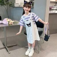 ราคา Ready Stockgirl my melody dress Kuromi กระโปรงสายรัดสองชิ้นปลอม (26057845466)