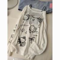 ราคา เสื้อยืดแขนยาวคอกลมสไตล์เกาหลี ดีไซน์เพรียวบาง ลายการ์ตูนแมวน่ารัก สำหรับผู้หญิง เนื้อผ้าบางเบา ช่วยปกป้องผิวจากแสงแดด (55157948978)