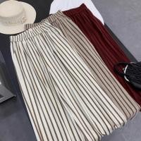 ราคา กางเกงขายาวทรงตรงลายทางสำหรับผู้หญิง ทรงหลวม สำหรับฤดูใบไม้ร่วง ไซส์ใหญ่ เอวสูง มีเชือกผูก ช่วยให้ดูผอมเพรียวและเข้ารูป (47604833788)