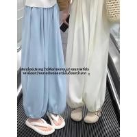 ราคา กางเกงผ้าไหมน้ำแข็งสำหรับผู้หญิง รุ่น 9 นาฬิกา สไตล์ใหม่ฤดูใบไม้ร่วงปี 2026 เอวสูง ทรงฮาเร็มทรงแครอท กางเกงกีฬา (41328123461)