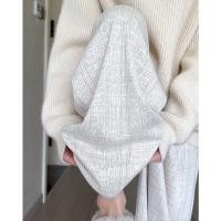 ราคา กางเกงขายาวเอวสูงสีกรมท่าสไตล์เกาหลีสำหรับผู้หญิงฤดูใบไม้ร่วงและฤดูหนาวปี 2025 กางเกงขายาวทรงตรงทรงเดฟทรงสลิม (43571884588)