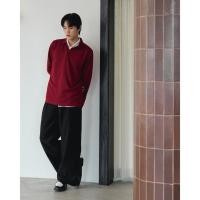 ราคา Thanks V polo แขนยาว ผ้า rib เนื้อนุ่ม ไม่ต้องรีด (40564800217)