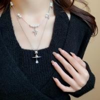 ราคา สร้อยคอมุกพร้อมจี้ดาวเสาร์ สไตล์หรูหรามินิมอล (53852635112)