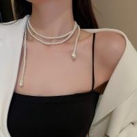 ราคา สร้อยคอมุกลายยาว สไตล์เกาหลี แบบเรียบง่ายแต่สง่างาม ราคาประหยัด (51952056401)