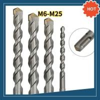 ราคา ดอกสว่านเจาะปูนเกรดอุตสาหกรรม Industrial Concrete Drill ออกแบบร่องคลายเศษแบบเกลียวคู่ ระบายฝุ่นไว ช่วยให้เจาะได้ลึกและแม่นยำ สำหรับคอนกรีตเสริมเหล็กและผนังอิฐ Professional Masonry Bits M6 M25DX TH 03 