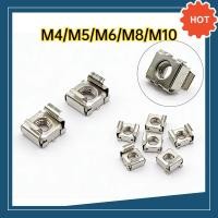 ราคา ชุดน็อตตู้แร็ค M6 Cage Nut Bolt น็อตกรงพร้อมแป้นยึด ชุบนิกเกิล ติดตั้งง่ายในตู้ Rack 19 นิ้ว Server Rack Floating Nut M4 M5 M6 M8 M10 DX TH 03 (47404896624)