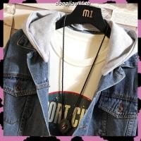 ราคา เสื้อแจ็คเก็ตยีนส์มีฮู้ดผู้ชาย M XXXL เสื้อแจ็คเก็ตยีนส์ผู้ชายมีสไตล์ HabibieStore98 (51358033843)