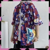 ราคา Proman 6 สี COD เสื้อเชิ้ตฮาวายแขนสั้นสไตล์เกาหลี ใส่ได้ทั้งชาย หญิง M 3XL จัดส่งจากกรุงเทพ (51858037979)