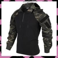 ราคา เสื้อยืดแขนยาว มีฮู้ด ลายพราง CS เหมาะกับใส่เดินป่า ตั้งแคมป์ ล่าสัตว์กลางแจ้ง สําหรับผู้ชาย (49958478474)