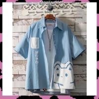 ราคา เสื้อเชิ้ตแขนยาวลําลอง พิมพ์ลายการ์ตูนแมวน่ารัก ทรงหลวม คุณภาพสูง เข้ากับทุกการแต่งกาย แฟชั่นฤดูใบไม้ร่วง และฤดูหนาว สไตล์เกาหลี สําหรับผู้ชาย 2022 (46458057912)