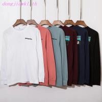 ราคา ใหม่ Patagonia เสื้อยืดแขนยาว ผ้าฝ้ายผสม ใส่สบาย แฟชั่น สําหรับผู้ชาย และผู้หญิง 3 (29216812287)