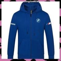ราคา เสื้อสเวตมีฮู้ดมีซิปเต็มรูปแบบ BMW Motorsports 4 สี (48308008605)
