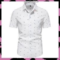 ราคา G2000 เสื้อเชิ้ตแขนยาวผู้ชาย รุ่น Men Clothing Cotton Oxford Palm Tree Printed Shirt Smart Fit Code 41120432 00 (55958463470)