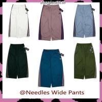 ราคา 6XRE Needles Track Pants Butterfly Embroidered Wide Leg Pants Japanese Fashion Brand Loose Track Pants for Men and Women (42629841435)