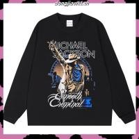 ราคา PG 02 MJ Michael Jackson King เสื้อยืด ลายหนังภาพยนต์ นักร้อง สีดำ สกรีนแน่น ผ้านุ่ม cotton100 S M L XL XXL (57707589979)