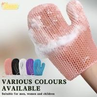 ราคา SEEO ถุงมืออาบน้ํา TPU ถุงมืออาบน้ํารังผึ้งแห้งเร็ว ฟองน้ําขัดรังบวบสีทึบถุงมือขัดตัวสําหรับห้องน้ํา (54508389398)