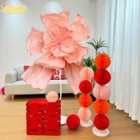 ราคา เซโอ ตกแต่งห้องจัดงานแต่งงาน ดอกไม้ว่าวกระดาษขนาดใหญ่ ฉากหลังแต่งงานนวดด้วยมือ 87 ซม (53108389161)