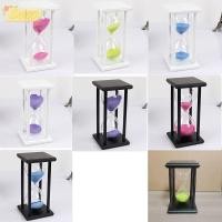 ราคา เซโอ นาฬิกาทรายจับเวลาทราย 8สีวินเทจนาฬิกาทรายจับเวลา ปฏิบัติ30 60นาทีแก้วไม้ทรายนาฬิกาทรายจับเวลาชุดเดสก์ทอปบ้ (51908389442)