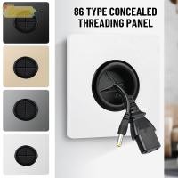 ราคา SEEO 1 ชิ้นซ็อกเก็ตสายเคเบิลแผงสายไฟอุปกรณ์เสริมสายเคเบิลจัดเก็บพร้อม Outlet Hole 86 ประเภทฝาครอบตกแต่ง (51608167533)