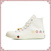 ราคา all star 70s women shoes Sakura embroidery คอนเวิร์ส รองเท้าผ้าใบผู้หญิงสูง ลายปักดอกซากุระรูปแบบA06221C A06222 (56504886103)