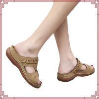 ราคา รองเท้าแตะพื้นหนาน่าสวมใส่สำหรับผู้หญิง (53407642792)