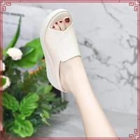 ราคา รองเท้าแตะ หนังนิ่ม สวมใส่สบาย แฟชั่นสําหรับผู้หญิง (52457786574)