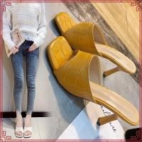 ราคา รองเท้าส้นสูง ประดับเพชร สไตล์ฝรั่งเศส แฟชั่นฤดูร้อน สําหรับผู้หญิง (47858235706)