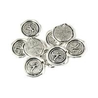 ราคา วินเทจขี้ผึ้งซีลตัวอักษร 12 ชิ้น เครื่องประดับเงินโบราณ สําหรับทำเครื่องประดับ (54253401556)