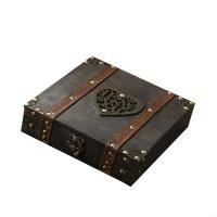 ราคา เครื่องประดับโบราณสมบัติสร้อยคอกล่องเก็บไม้กล่องของขวัญแต่งงานตกแต่ง (42279779949)