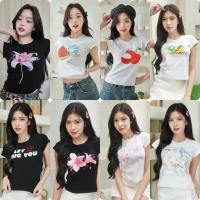 ราคา COD จัดส่งในกรุงเทพฯ Slim Fit เสื้อยืดสกรีนปักเพชร เนื้อผ้าดี ทรงสวย ใส่สบาย (47507326405)