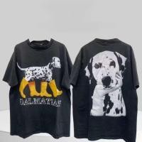 ราคา จัดส่งตลอด 24 ชั่วโมง เกาหลี หลวม เสื้อคอกลม พิมพ์ลาย เสื้อยืด oversize เสื้อ เสื้อยืด เสื้อวินเทจ หญิง (44706812068)