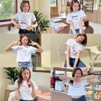 ราคา จัดส่งตลอด 24 ชั่วโมง เสื้อยืด Baby Tee เสื้อครอปลายโบว์ Baby Tee ใส่กับยีนส์หรือกระโปรงก็เข้ากันสุดๆ ผ้าคอตตอน 100 86 (55607407963)
