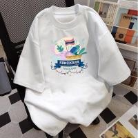 ราคา COD จัดส่งตลอด 24 ชั่วโมง เสื้อยืดลายดอกสงกรานต์ ซีทรูไปทะเล สไตล์เกาหลีใหม่ ท็อปส์ซูผู้หญิง ผ้านุ่มสวยใส่สบาย E17 (52457526662)