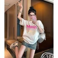 ราคา Slim Fit จัดส่งตลอด 24 ชั่วโมง พร้อมส่ง เสื้อยืดแขนสั้น พิมพ์ลายดอกเดซี่ ทรงหลวม แฟชั่นฤดูร้อน เสื้อยืดสีดำ (51907748044)