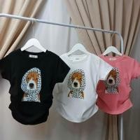 ราคา เสื้อยืดเข้ารูป ผ้ายืดยูนิยืดเยอะมาก สาวอวบใส่ได้ สกรีนลายน้องหมาผ้าคลุม ผ้านิ่มใส่สบาย ใส่เที่ยว สายคาเฟ่ต้องมี (46757964371)