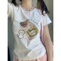 ราคา จัดส่งตลอด 24 ชั่วโมง สไตล์เกาหลี baby crop เสื้อสาวอวบ ลายใหม่ล่าสุด เสื้อยืด oversize (57556890432)