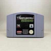 ราคา PAL WWF WrestleMania 2000 N64 ตลับเกมส์แท้ Nintendo 64 Original Cartridge PAL English สินค้าแท้ ใช้งานปกติ (42051443040)